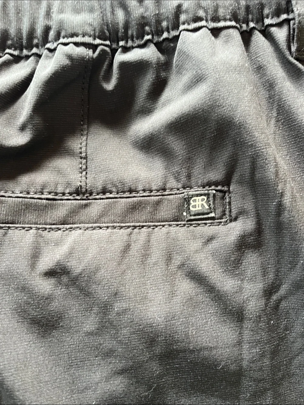 Banana Republic Black Flat-Front Men's Shorts